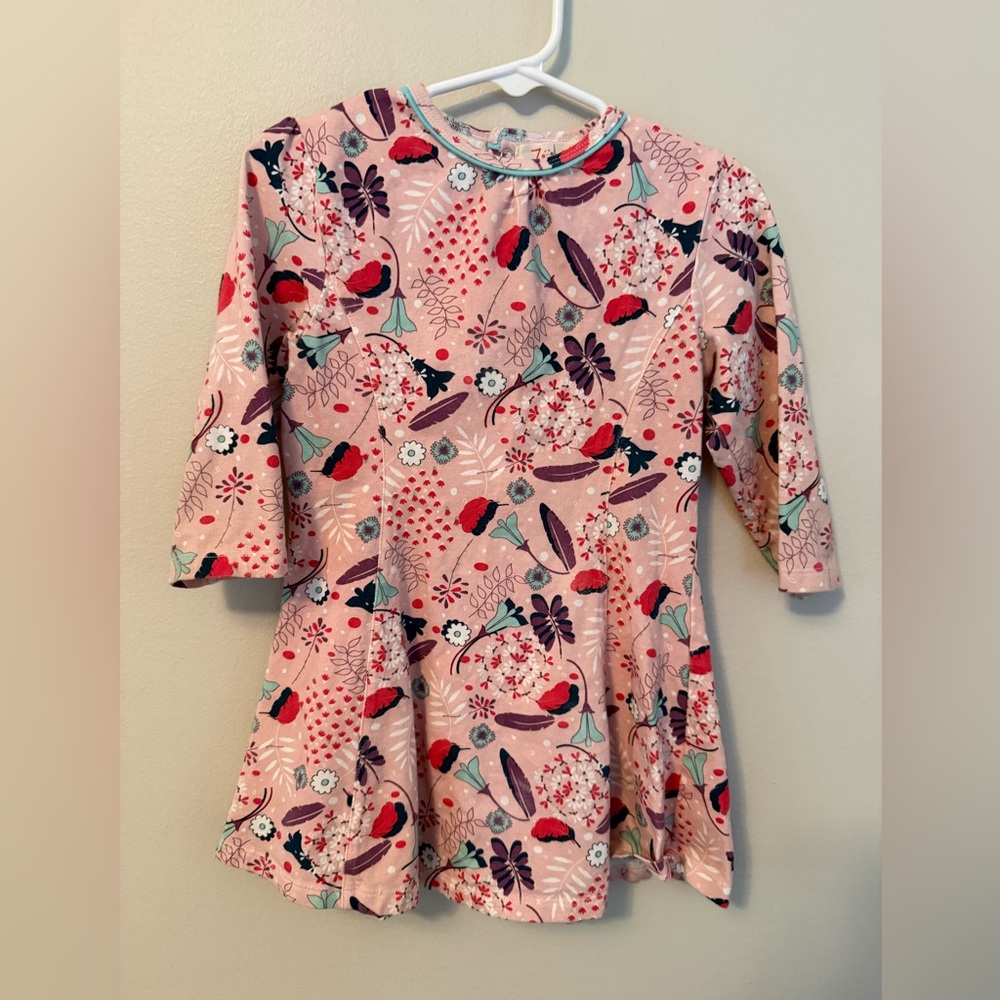 Zubels Floral Patterned Pink Dress
